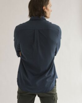 Camisa Ecoalf Antejo azul marino
