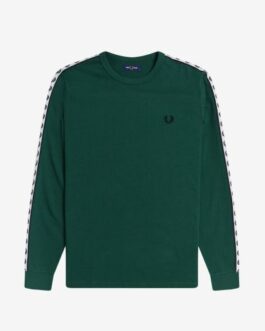 Camiseta Fred Perry manga larga verde