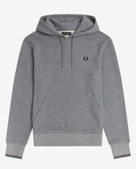 Sudadera Fred Perry gris con capucha
